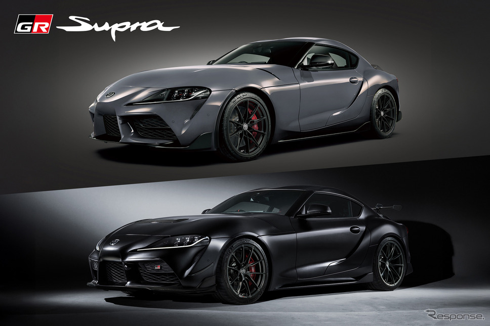トヨタ・スープラ 一部改良モデル(上)と「A90 Final Edition」(下)日本仕様のプロトタイプ《photo by Toyota》