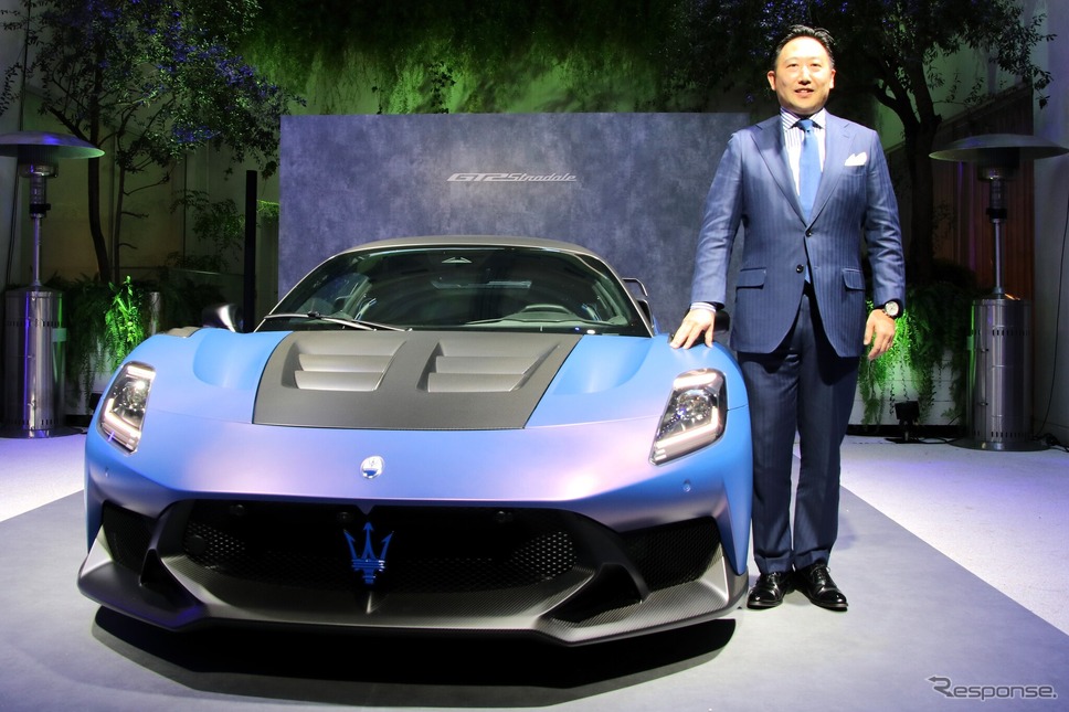 マセラティジャパン業務執行取締役ジャパン ジェネラルマネージャーの玉木一史氏《写真撮影 内田俊一》
