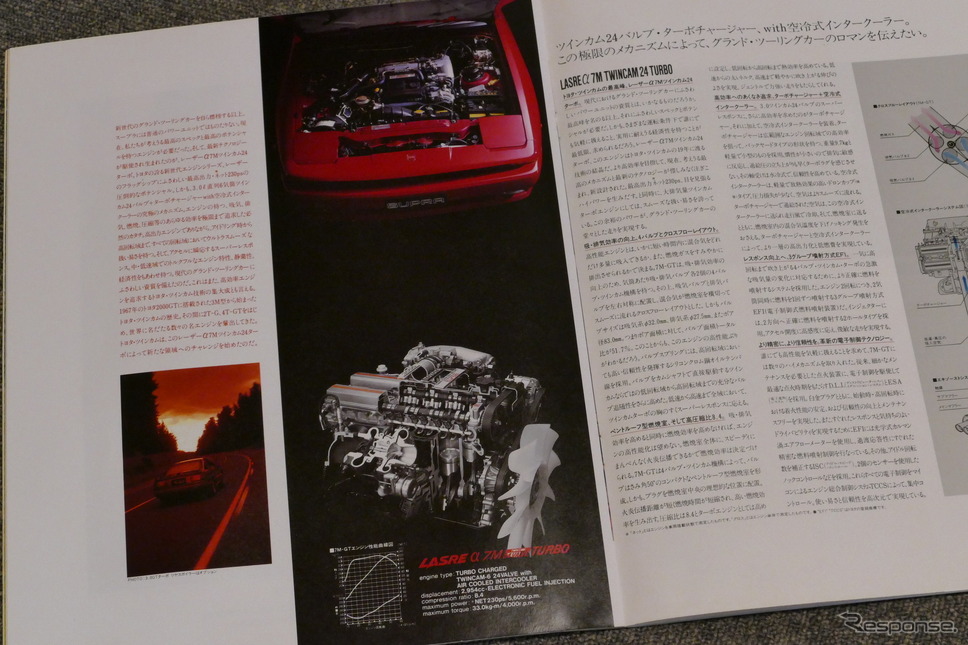 トヨタ・スープラ(初代=日本)当時のカタログ《カタログ写真撮影 島崎七生人》