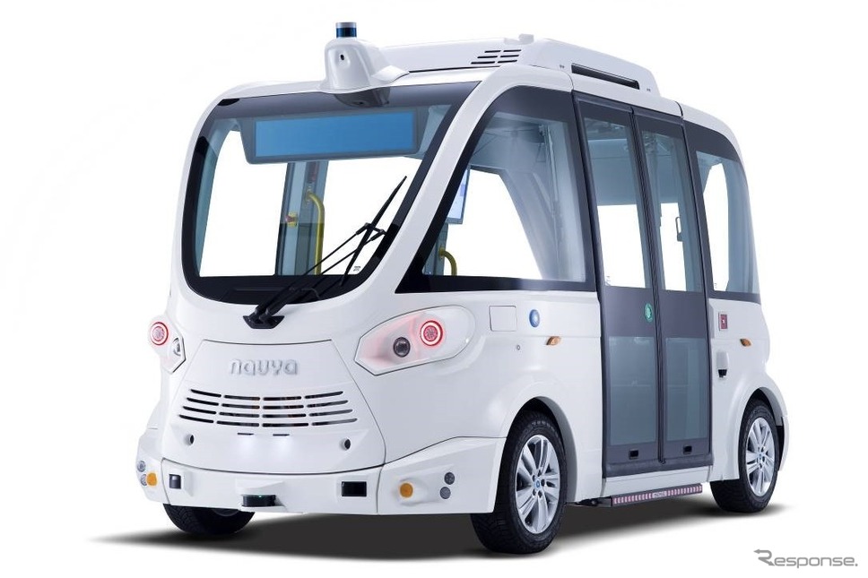 自動運転EVバスEVO(GAUSSIN MACNICA MOBILITY社製)《写真提供 マクニカ》