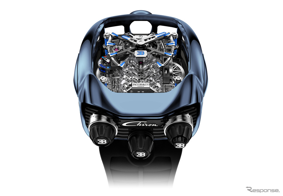 2020年発表 ブガッテイ シロン トゥールビヨン《写真提供 ジェイコブ&コー》