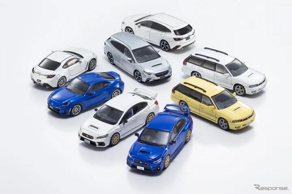 「KYOSHO 64 Collection」の新商品としてスバル車4車種をファミリーマートの一部店舗で発売《写真提供 京商》