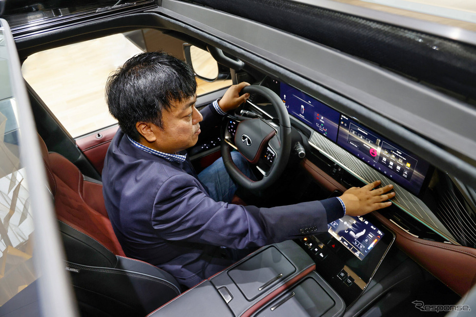 インフィニティ QX80 新型の内装デザインに「琴」イメージを採用《photo by infiniti》