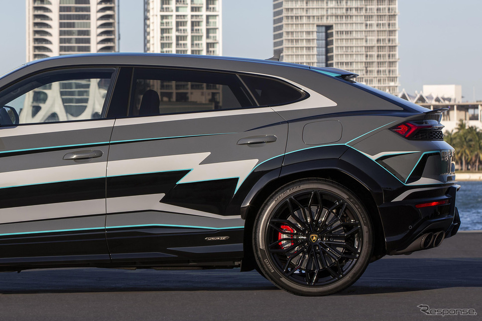 米マイアミ文化に着想を得てカスタマイされたランボルギーニ『ウルスSE』《photo by Lamborghini》