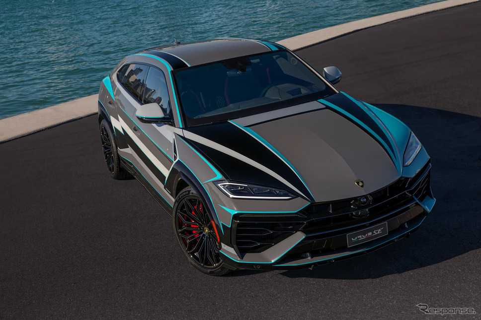 米マイアミ文化に着想を得てカスタマイされたランボルギーニ『ウルスSE』《photo by Lamborghini》