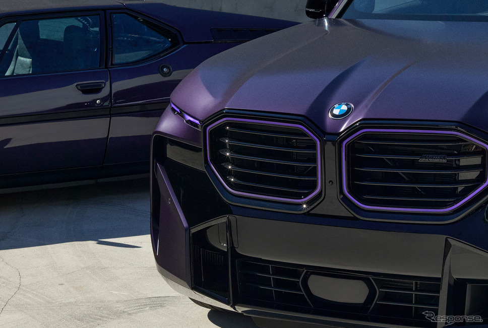 2025 BMW XM by Kith(BMW Individual Frozen Techno Violet メタリック)《photo by BMW》