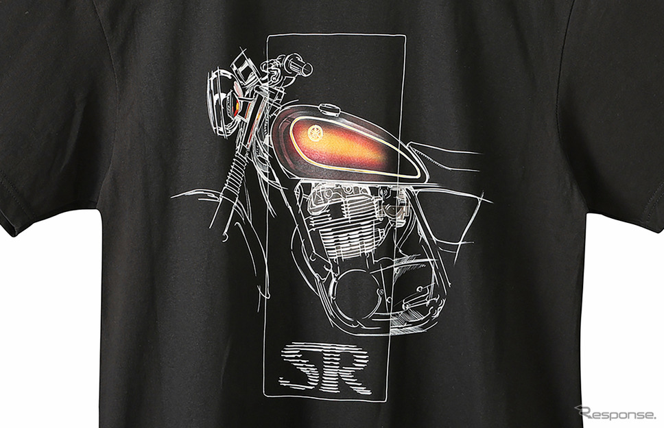 車体デザイナーが描く「デザインTシャツ」。写真は「デザインTシャツ SR」《写真提供 ワイズギア》