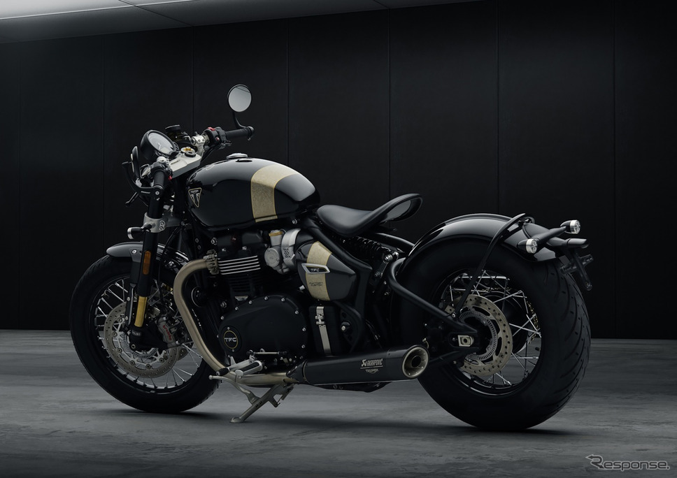 トライアンフ ボンネビル・ボバーTFC《写真提供 トライアンフモーターサイクルズジャパン》