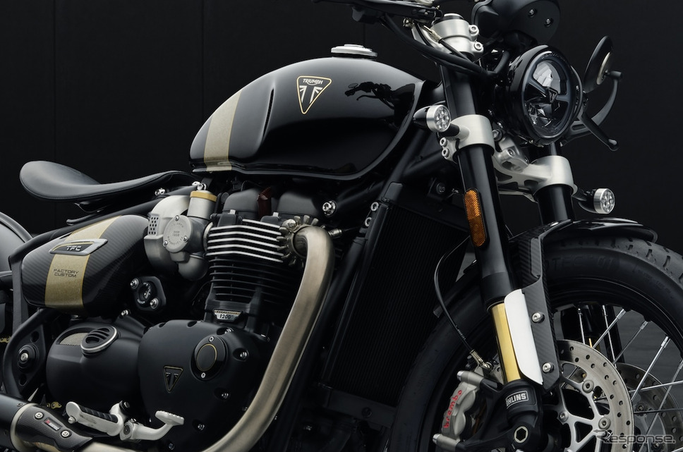 トライアンフ ボンネビル・ボバーTFC《写真提供 トライアンフモーターサイクルズジャパン》