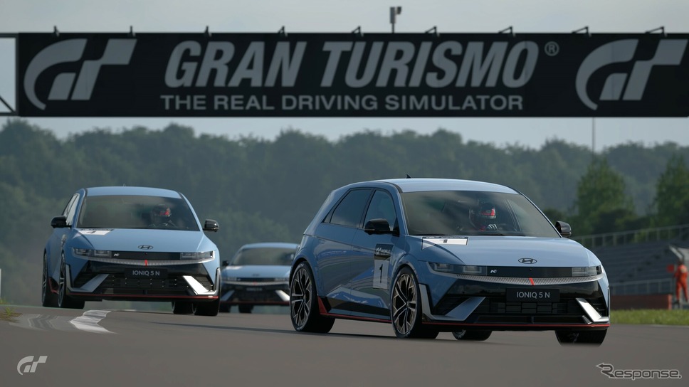 「グランツーリスモ・ワールドシリーズ」でデジタルデビューしたヒョンデの高性能EV『アイオニック 5 N』《photo by Hyundai》