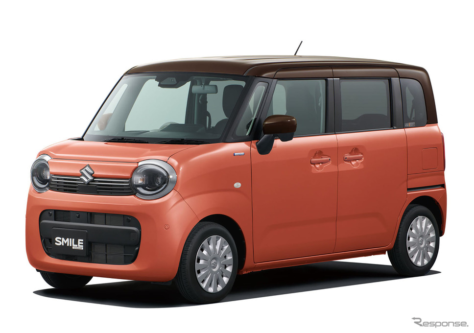 スズキ ワゴンR スマイル 一部仕様変更モデル(コーラルオレンジメタリック×アーバンブラウン2トーンルーフ)《写真提供 スズキ》