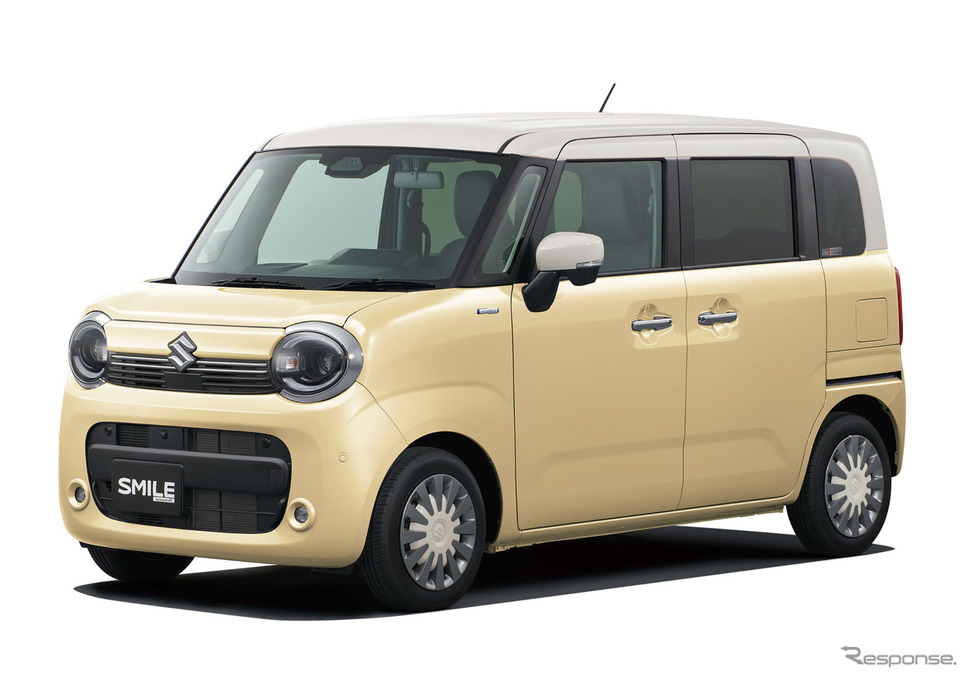 スズキ ワゴンR スマイル 一部仕様変更モデル(シフォンアイボリーメタリック×ソフトベージュ2トーンルーフ)《写真提供 スズキ》