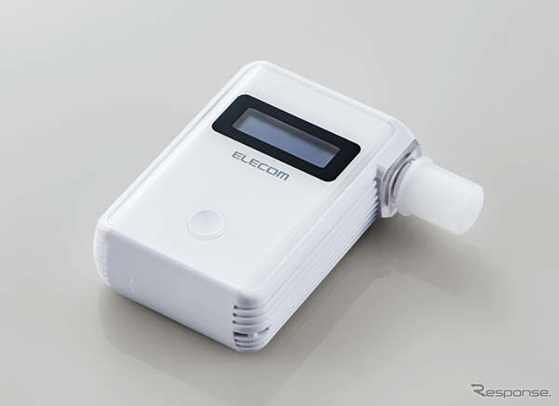 エレコムの高精度燃料電池センサー採用アルコールチェッカー「ALSmart」《写真提供 エレコム》
