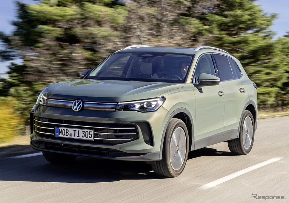 ハンコックの高性能タイヤ「ベンタス エボ SUV」を純正装着するVW ティグアン 新型《photo by VW》