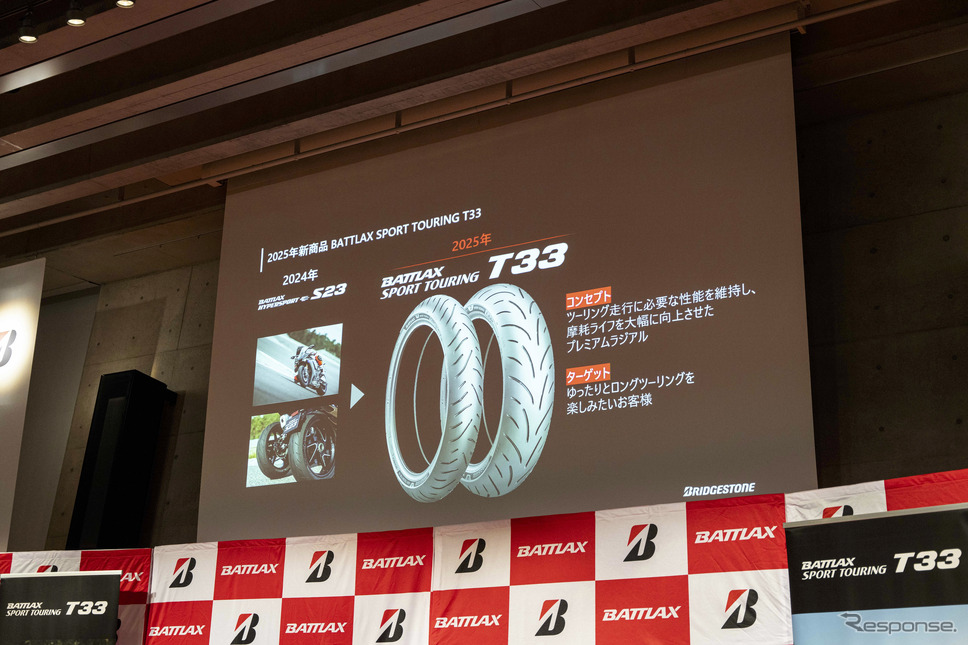 ブリヂストン「BATTLAX SPORT TOURING T33」《写真撮影 望月勇輝》