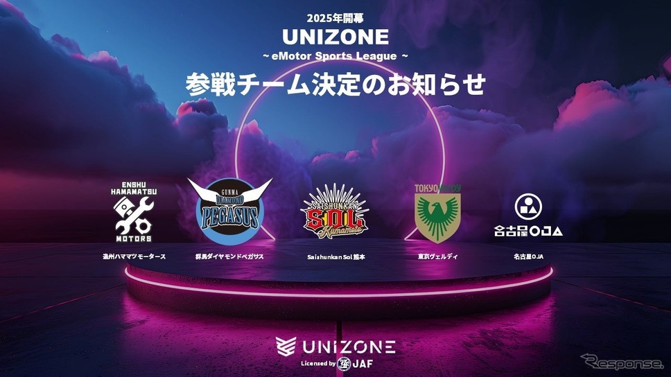 eモータースポーツ大会「UNIZONE」に5チーム参戦決定《写真提供 日本eモータースポーツ機構》