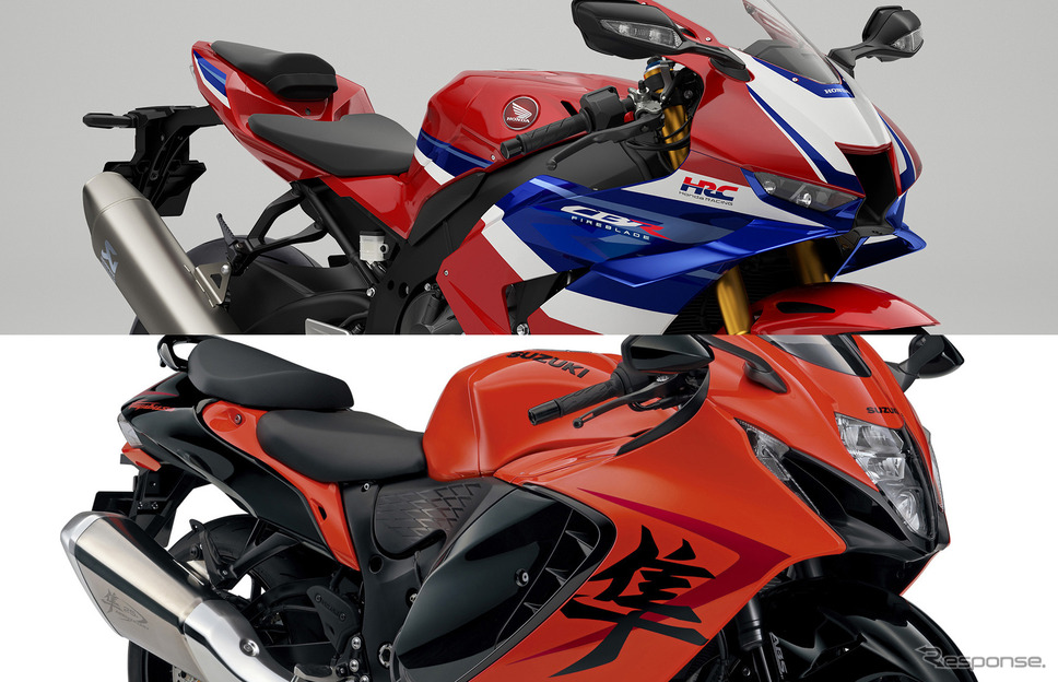 2択アンケート「高性能なバイクといえば、ホンダ? スズキ?」【クルマら部 車論調査】《写真提供 ホンダ、スズキ》