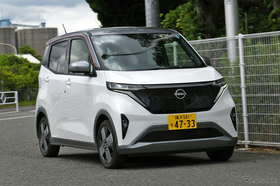 日産の軽EV「サクラ」(参考画像)《写真撮影 中野英幸》