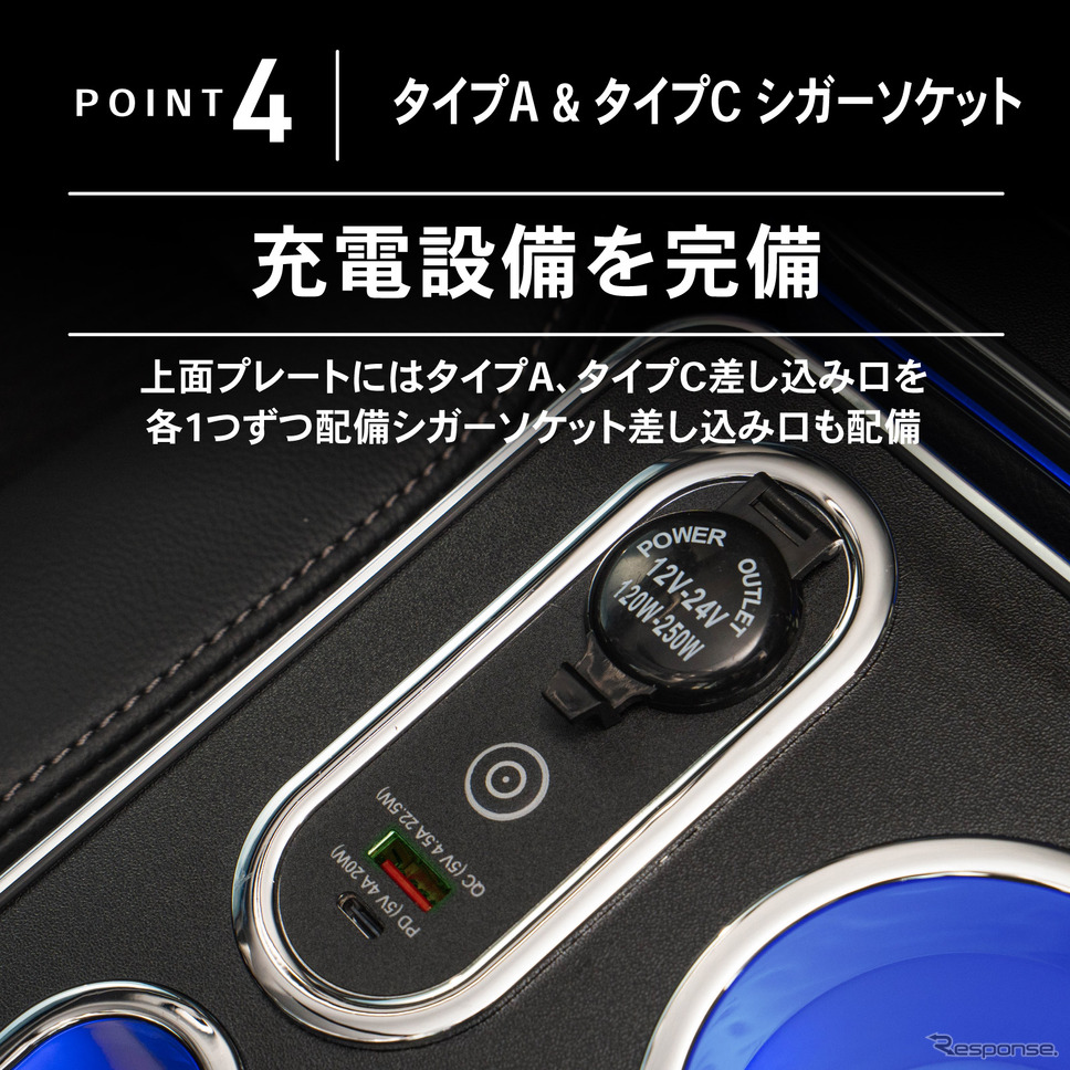 クラフトワークスから新型『ステップワゴンe:HEV』専用コンソールボックス登場《写真提供 Fun Standard》