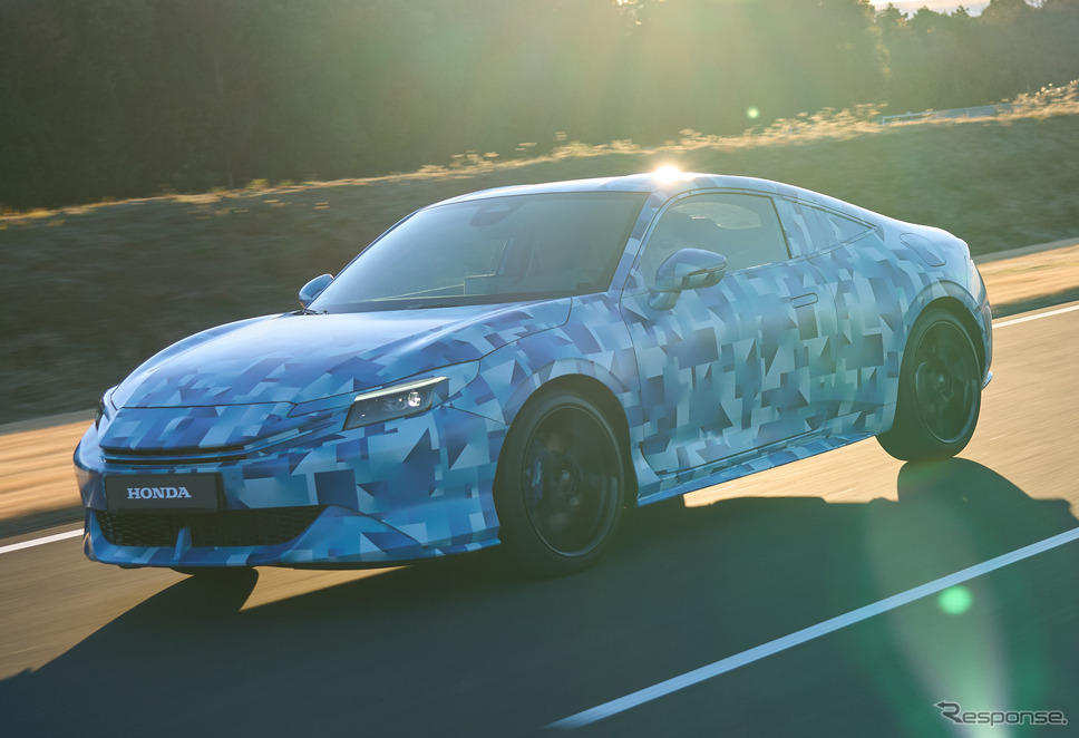 「Honda S+ Shift(ホンダ エスプラスシフト)」を組み合わせる次世代「e:HEV」を搭載するプレリュード(プロトタイプ)《写真提供 ホンダ》