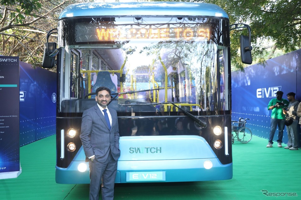 SWITCH Mobilityの新型電気バス『SWITCH EiV12』《photo by SWITCH Mobility》
