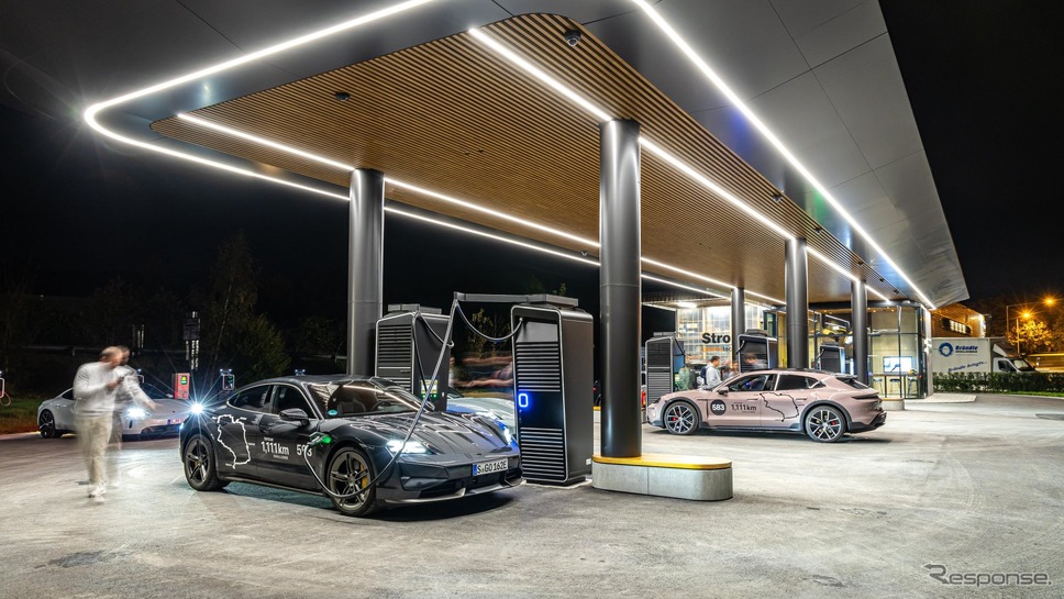ポルシェ『タイカン』の1111kmチャレンジ《photo by Porsche》