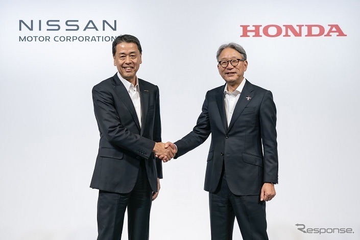 8月には日産とホンダは、次世代SDVで共同研究をおこなうことを発表していた《写真提供 日産自動車》