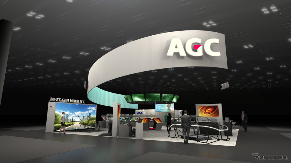 AGCのCES 2025ブースイメージ《写真提供 AGC》
