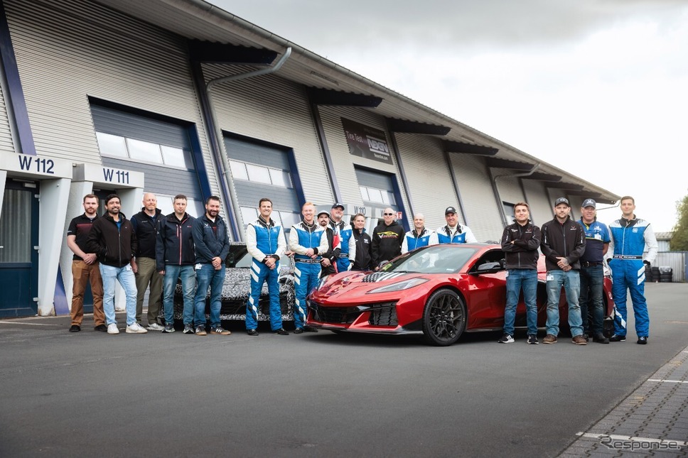 シボレー・コルベット『ZR1』新型がGM社長の運転で375km/hの最高速を記録《photo by GM》