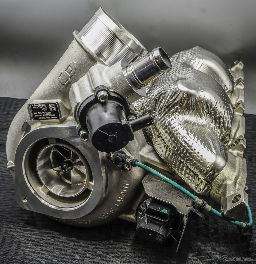 ボルグワーナーの新開発ツインターボ《photo by borgwarner》