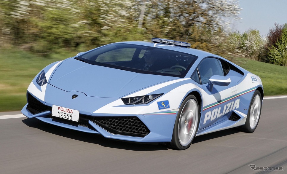 ランボルギーニ『ウラカンLP 610-4』のポリスカー《photo by Lamborghini》