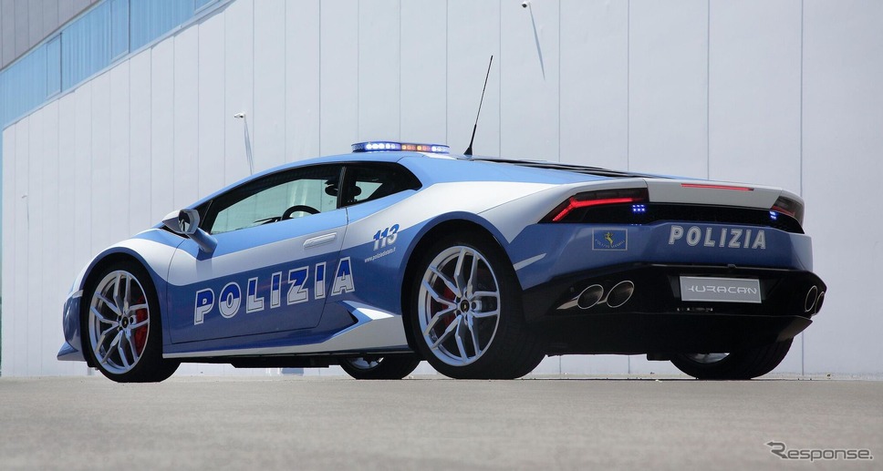 ランボルギーニ『ウラカンLP 610-4』のポリスカー《photo by Lamborghini》