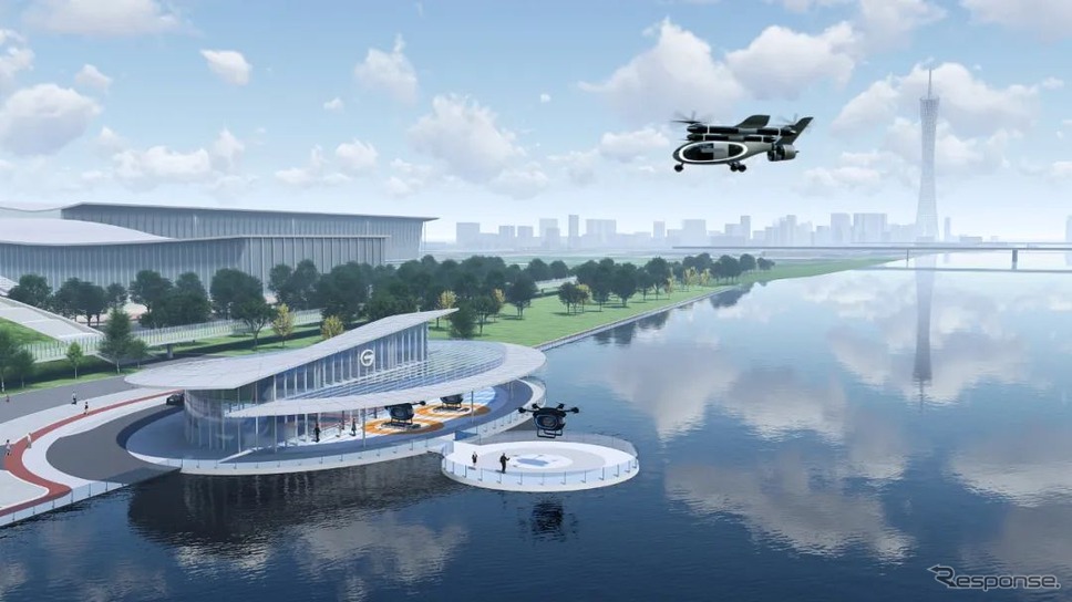 GACグループ初、複合翼型の空飛ぶクルマ「GOVY AirJet」発表《photo by GAC》