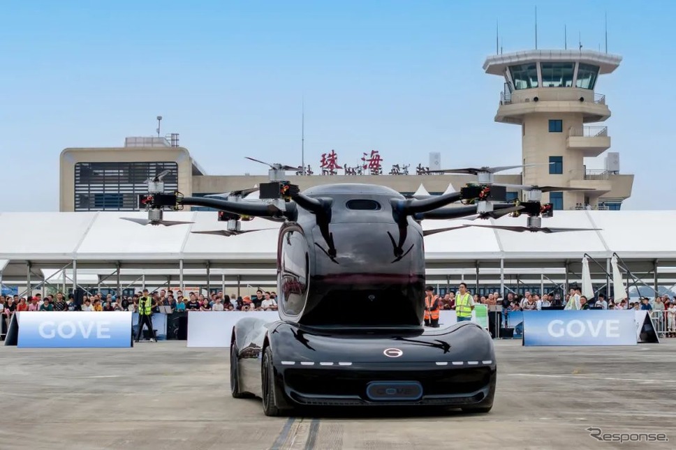 GACグループ初、複合翼型の空飛ぶクルマ「GOVY AirJet」発表《photo by GAC》
