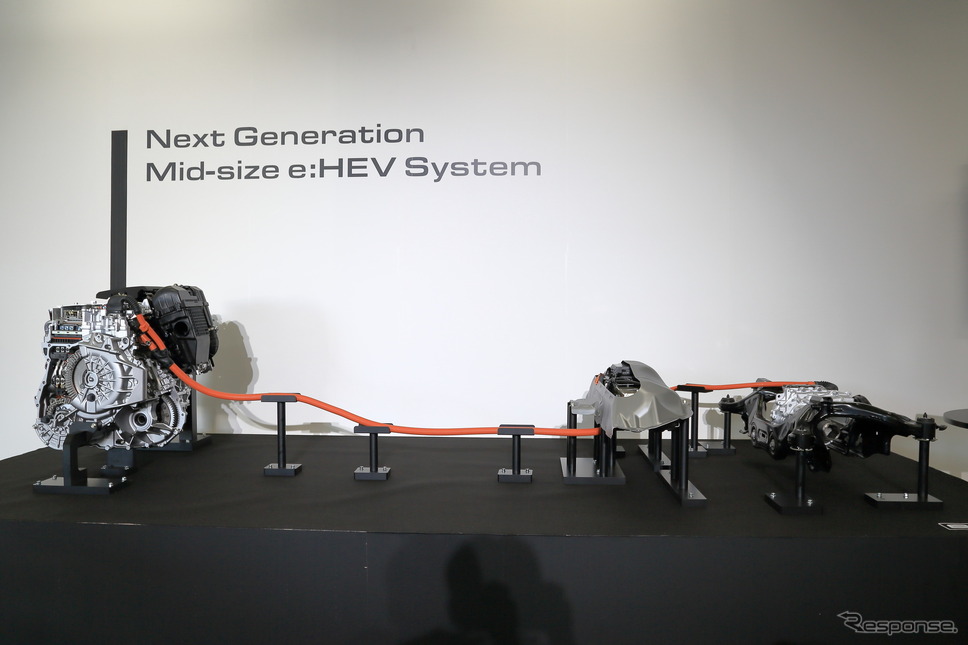 ホンダの次世代中型e:HEVシステム《写真提供 本田技研工業》