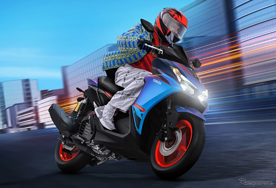 ヤマハ AEROX ALPHA Cyber?? City(インドネシア)《photo by PT Yamaha Indonesia Motor Mfg. (YIMM)》