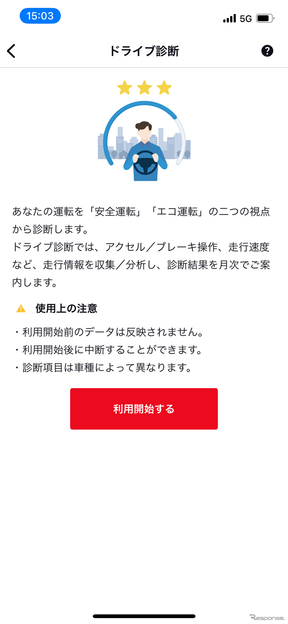 My TOYOTA+ アプリのドライブ診断機能《画像 My TOYOTA+アプリより》