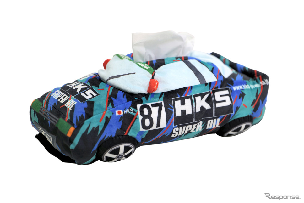 HKSティッシュホルダー［オイルカラー・レーシングカー］《写真提供 HKS》