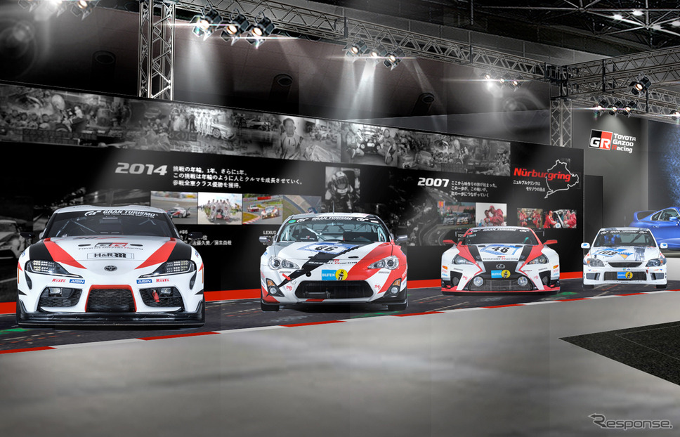 TOYOTA GAZOO Racingの東京オートサロン2025ブースイメージ《写真提供 トヨタ自動車》