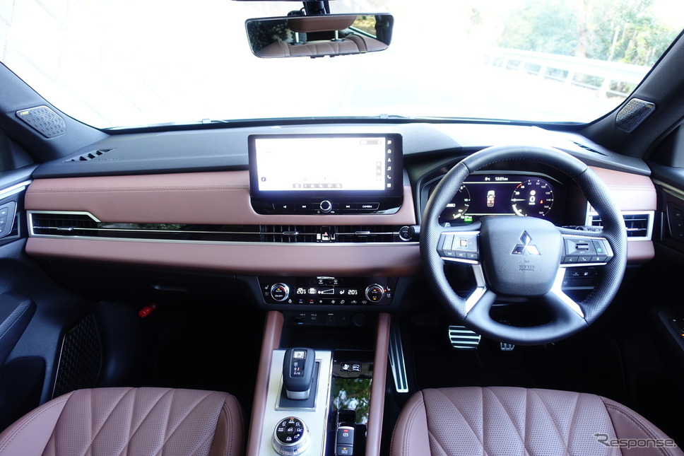 三菱 アウトランダーPHEV 改良新型《写真撮影 中村孝仁》