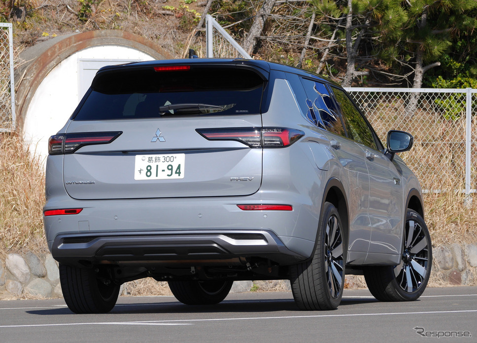 三菱 アウトランダーPHEV 改良新型《写真撮影 中村孝仁》