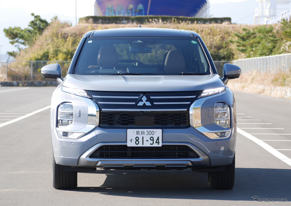 三菱 アウトランダーPHEV 改良新型《写真撮影 中村孝仁》
