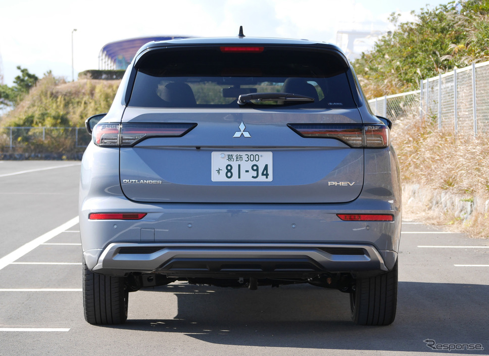 三菱 アウトランダーPHEV 改良新型《写真撮影 中村孝仁》