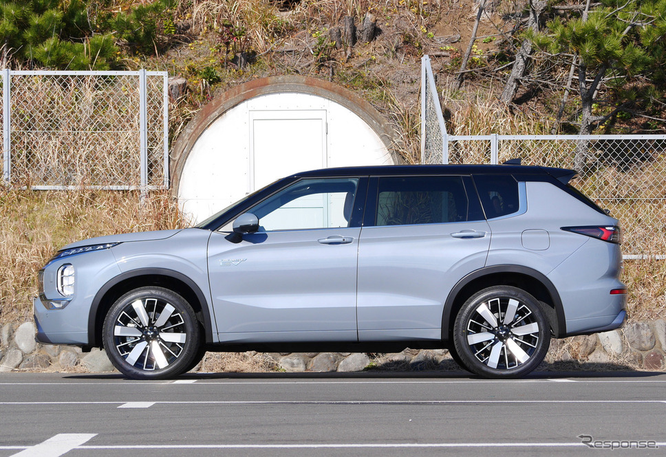 三菱 アウトランダーPHEV 改良新型《写真撮影 中村孝仁》
