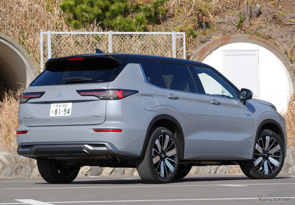 三菱 アウトランダーPHEV 改良新型《写真撮影 中村孝仁》