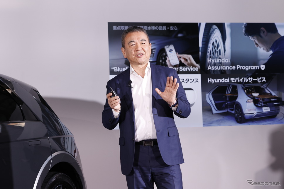 Hyundai Mobility Japanの新社長に就任した七五三木敏幸氏《写真提供 Hyundai Mobility Japan》