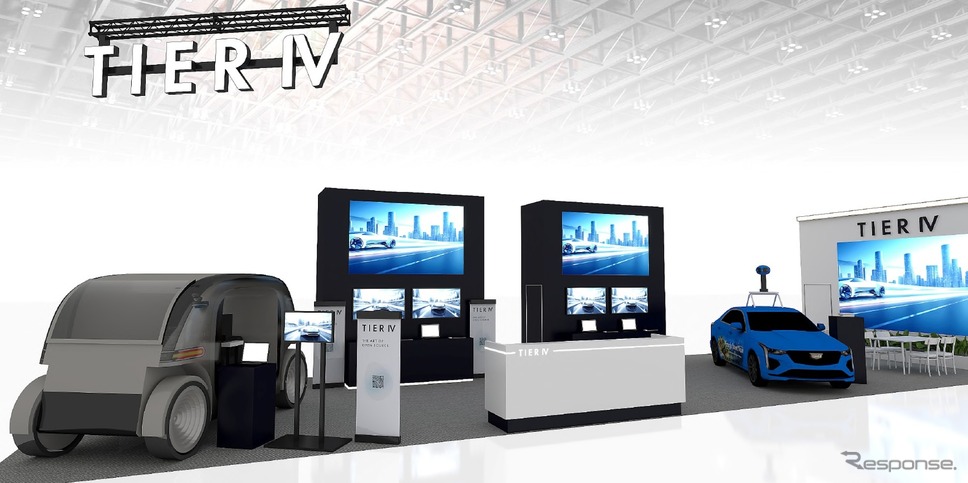 ティアフォーのCES 2025ブースイメージ《写真提供 ティアフォー》