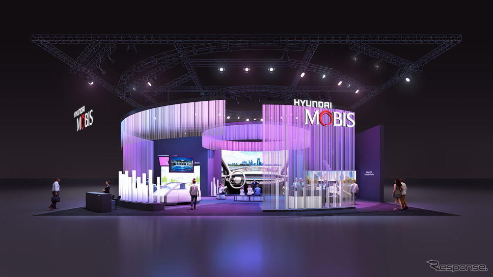 ヒョンデモービスのCES 2025ブースイメージ《photo by Hyundai Mobis》