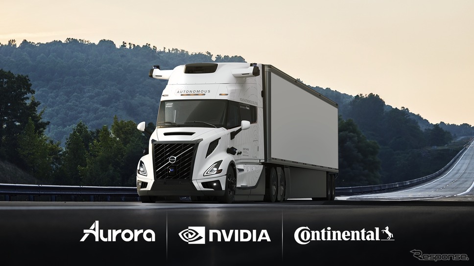 トヨタ自動車、Aurora、ContinentalがNVIDIAのアクセラレーテッドコンピューティングとAI技術を活用して車両開発を進める《photo by NVIDIA》