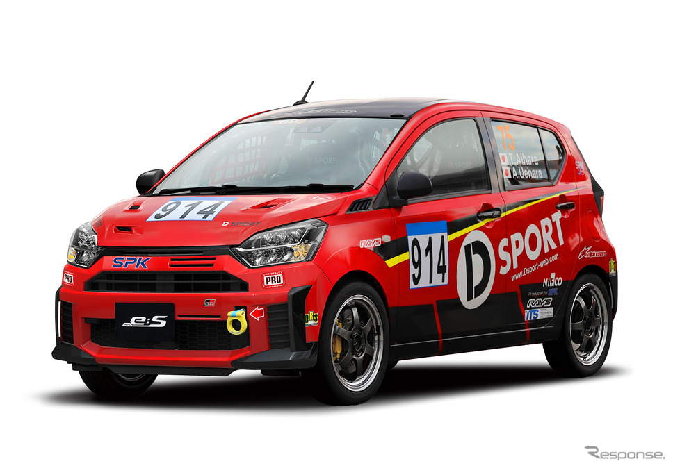 ダイハツ ミラ イース モータースポーツ参戦車《写真提供 ダイハツ》